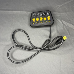 Quickie Wheelchair Switchbox Control Pad w/ Cable Yellow Connector Black/Yellow