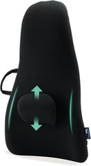 Extra Tall Highback Support Cushion with Lumbar Pillow – Portable Comfort