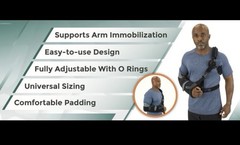 NEW Coretech 670 Universal Arm Sling SUP2101BLK Adjustable O Rings