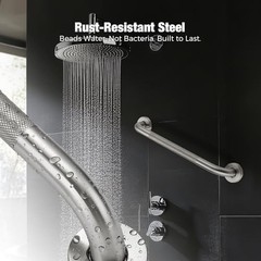Grab Bars for Shower 2 Pack 18-Inch, Stainless Steel 18 Inches Brushed Nickel