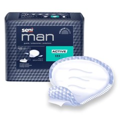 Seni Man Active Guards, for Men, Moderate Absorbency, 8 x 9 x 10 in, 15 ct