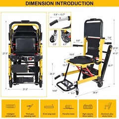 Auction Motorized Climbing Wheelchair Safe Transport FDA Stair Lift Elder Assist