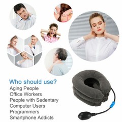 Neck flexible support Air pillow Cervical Neck Traction Inflatable Collar Brace