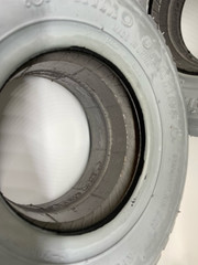 9″ X 3.50″ Solid Foam Filled Tire hoveround wheelchair MPV4 MPV5 – Pair