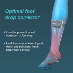 TYNOR Foot Drop Splint With Liner Ankle Orthosis Leaf Spring Plantar Flexion