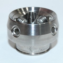 PROSTHETIC COMPONENT FEMALE PYRAMIDAL RECEIVER w/ 27.5mm TUBE AND 29.5mm FLANGE