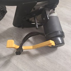 Front Caster Arm with Motor Assembly Right MEC1706671 for Jazzy Air 2