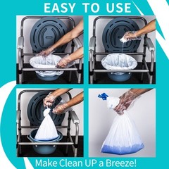Commode Bucket with Liners and Absorbent Pads Commode Bucket Replacement Uni…
