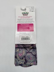 Celeste Stein Therapeutic Compressions Knee Length Women’s Socks -Purple Paisley