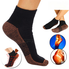 1 Pairs Men Women Compression Gym Relief Ankle Support Brace Foot Sleeve Socks