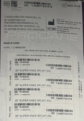 Procare Knee Splint XXL 20″ Left/Right Knee REF 79-80029