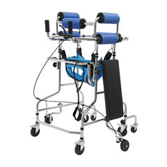 Adjustable Adult Standing Walker 8-Wheels Walking Aid for Patients and elder