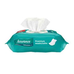 576 Count Assurance Premium EXTRA LARGE Disposable Washcloths Wipes XL (6x 96)