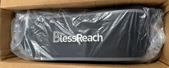 BlessReach Heavy Duty Rollator Walker For Seniors Wide Seat Backrest 450lbs Gray