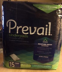 Prevail Underpads 15 count LARGE 23″ X 36″ Extra Strong. NEW