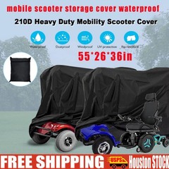 Universal mobile scooter storage cover 55 x 26 x 36 inch wheelchair waterproof