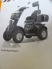 Front or Rear Wheel & Tires from Pride Baja Raptor Scooter