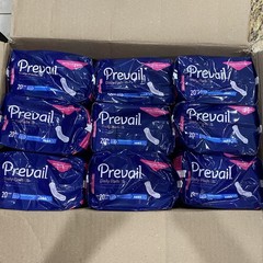 Prevail Daily Pads for Bladder Leaks Women’s Regular 20 Count Pack LOTx9 PACKS