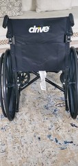 Drive Medical Folding Transport Wheelchair Full Arm Removable SwingAway Footrest