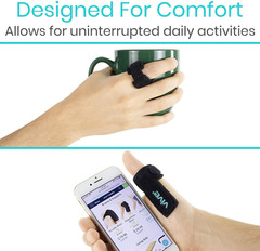 Vive Trigger Finger Splint – Support Brace For Middle, Ring, Index, Thumb