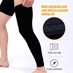 Compression Sleeves Leg Calf Thigh High Knee Brace Support Women Men L XL XXL