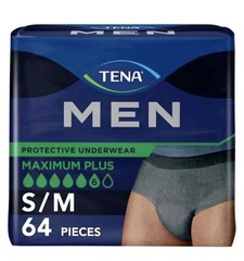 Tena 64 Count Men’s Incontinence Underwear Bladder Maximum #6 Absorbency