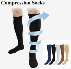Compression Socks Stockings Womens Mens Knee High Medical 20-30 mmHG S/M