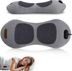 3 In 1 Electric Lumbar Support Pillow Smooth Spine Triple Fusion Back Massager