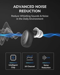 Pair Rechargeable Digital Invisible Hearing Aids Sound Voice Amplifier Mini ITE