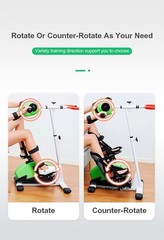 Disabled Electric Arm and Leg Rehabilitation Bike Pedal Exerciser with Foot Boot