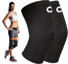 Lightweight Ergonomic Knee Brace Pair – Non-Slip Compression for Active Recovery