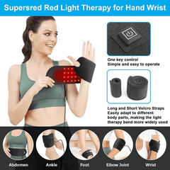1/2pcs for USB Rechargeable TheraWrap Carpal Tunnel Wrist Wrap With Heat&Massage