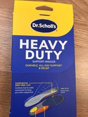 Dr. Scholl’s Heavy Duty Support Insoles Men 200 lbs+ Wide Tall Sizes 8-14 NEW