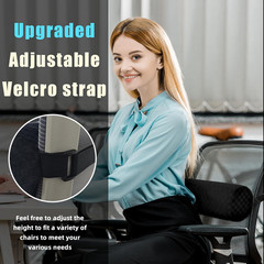 Lumbar Roll Pillow for Lower Back, Lumbar Support Foam Roll Cushion with Pillowc