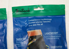 Dr. Sock Compression Socks – 2 Pair – New in Packages – One Size Fits All