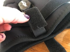 NEW DONJOY Deluxe Hinged Black Left Knee Brace Drytex Large BOOP3D1HWE Ret $120