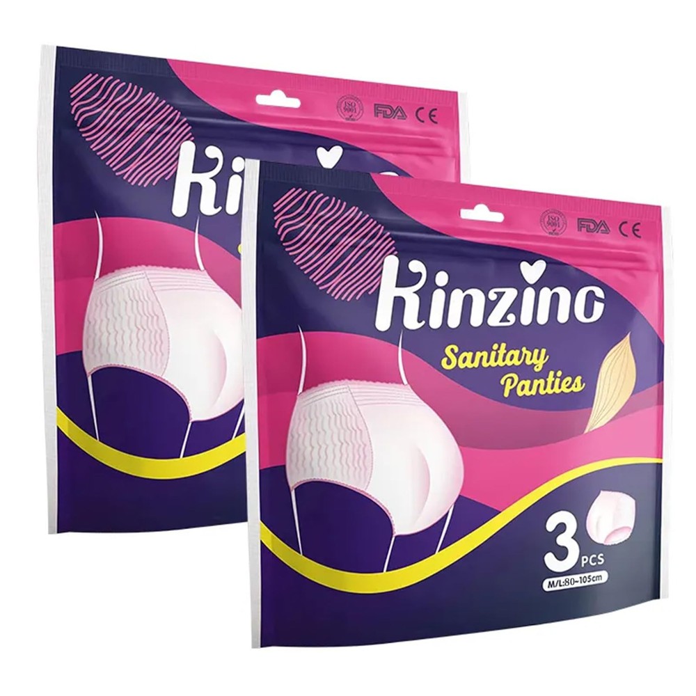 Period Underwear for Women Overnight Disposable Cotton Period Panties 31-41in…