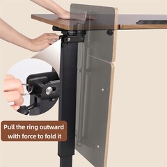 Over Bed Chair Table Hospital Overbed Height Adjustable Laptop Tray Stand Tilt