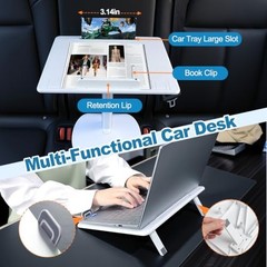 Adjustable Car Desk for Laptop Passenger Seat – Adjustable Car Seat Tray Table