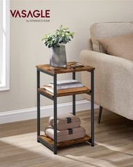 Vasagle Side Table Small End Table Tall Nightstand For Living Room Bedroom