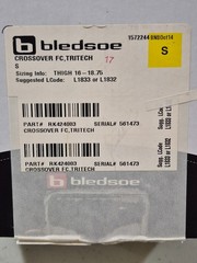 Bledsoe Crossover FC Tritech S, Front Closure, 16″ – 18.75, never used