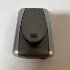 Listen Up Personal Sound Amplifier Silver with Wired Earbuds and Belt Clip