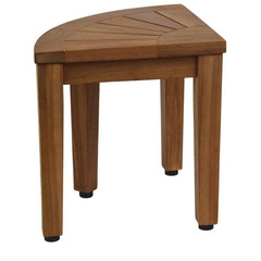 12 In. Kai Corner Optiarea Teak Shaving and Washing Foot Rest