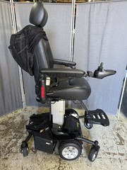Pride Jazzy Air Electric Lift Elevating Power Wheelchair 19″ Wide In Good Shape
