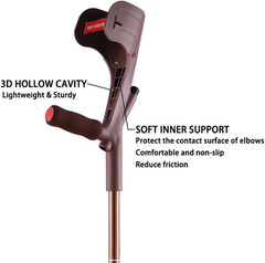 Forearm Crutches for Adults Foldable Knee Patients Mobility Aids for Childre and