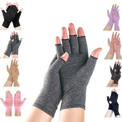 1/2 Pairs Copper Arthritis Compression Gloves Hand Support Joint Pain Relief