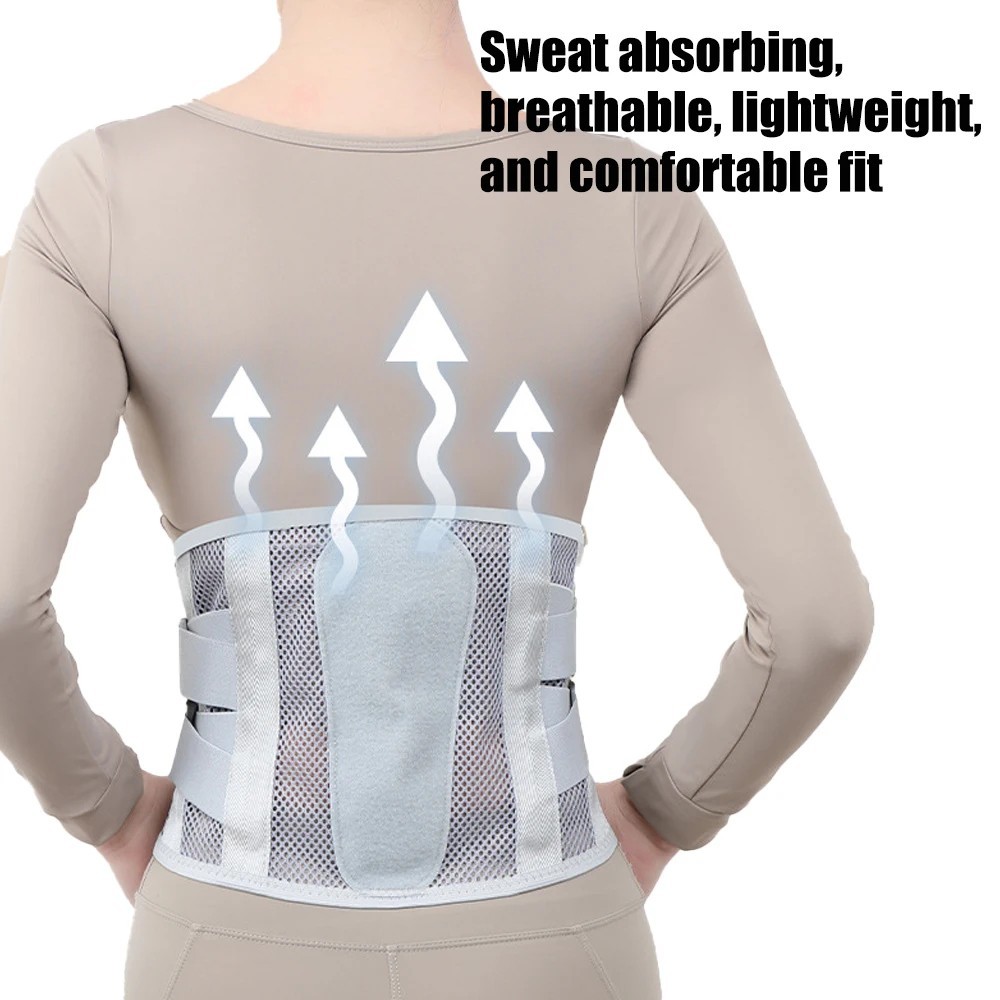 Adjustable Lower Back Brace Lumbar Support Waist Belt For Men Women Pain Relief