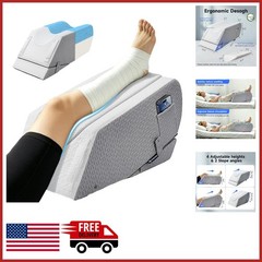 Post-Surgery Leg Elevation Pillow Adjustable for Knee, Ankle & Leg Support