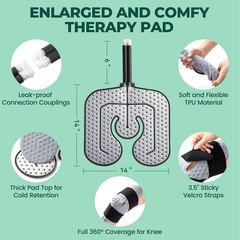 Ice Machine for Knee After Surgery w/Compression, Hip Replacement Cold Therap…