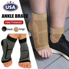 1 Pair Ankle Brace Compression Sleeve Open Toe Сompression Socks for Women & Men